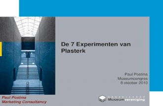 2010 10-8 museumcongres workshop de 7 experimenten van plasterk - nmv - ppmc