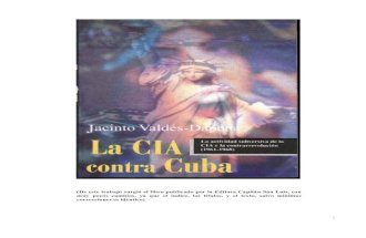 Jacinto Valdés-Dapena: “La CIA contra Cuba”