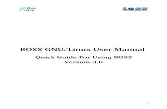 Boss gnome user-manual