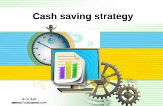 Cash Saving Strategy