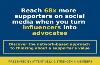 Webinar: Reach 68x More Supporters on Social Media When You Turn Influencers into Advocates