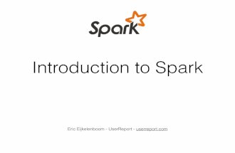 Introduction to apache spark