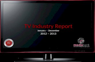 Pakistan TV Industry Report Jan – Dec 2013