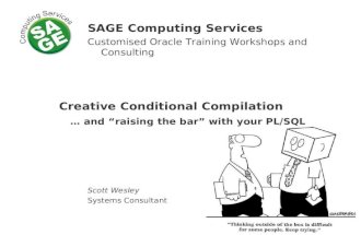 Oracle PL/SQL - Creative Conditional Compilation