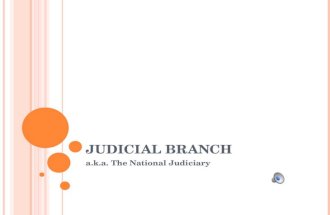 Judicial Branch Intro.
