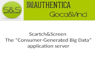 Scartch&screen the consumer generated big data