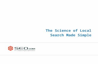 SEO.com Webinar: The Science Of Local Search Made Simple