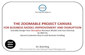 Zoomable Project Canvas for Business Model Improvement and Disruption - vdd university