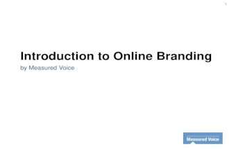 Online Branding Introduction and Best Practices