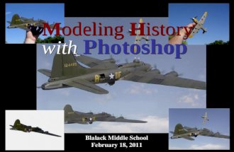 Modeling History with Photoshop for kids