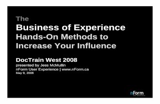 DocTrain West - Business of Experience