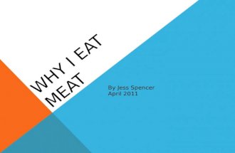 Why I Eat Meat