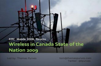 (Sept 2009) The state of Wireless in Canada