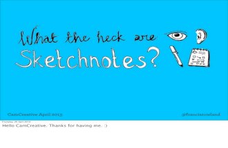 What the heck are sketchnotes?