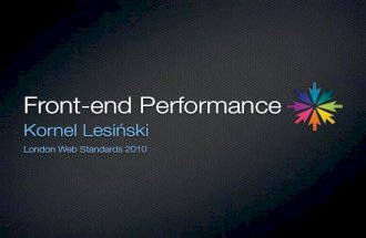 Front-End Performance (with audio)