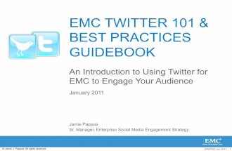 Twitter 101 Deck for EMC Corp