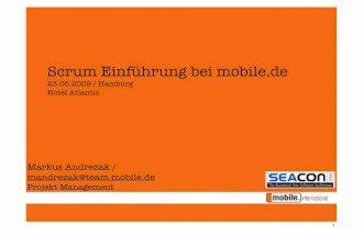 Scrum-Einführung bei mobile.de