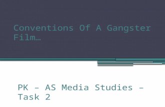Media Gangster Conventions - Task 2