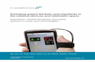 Emerging patent thickets and standards in the medical devices and telehealth space