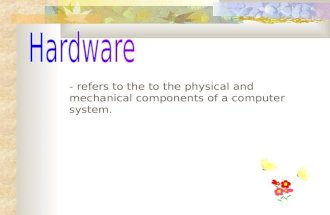 Hardware (Parts of the PC)
