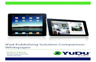 iPad Publishing Solution Comparison Whitepaper