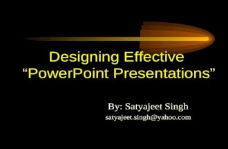 How to make effective presentation