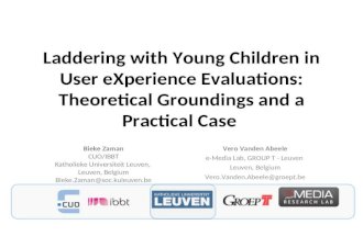 Laddering with young children in User eXperience evaluations