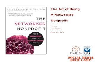 Art of the Networked Nonprofit: URJ Social Media Boot Camp
