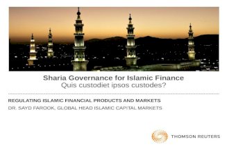 Sharia Governance and Islamic Banking and Finance