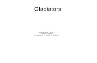 Rome Presentation- Gladiators
