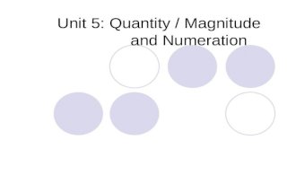 Presentation 5 quantity   magnitude and numeration january 2