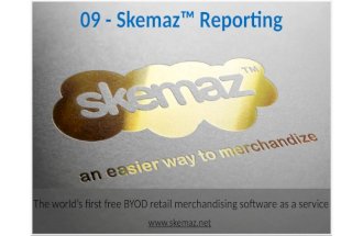 09 Skemaz Merchandising Reporting