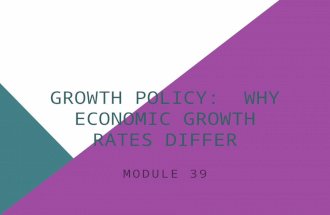 Module 39 growth policy