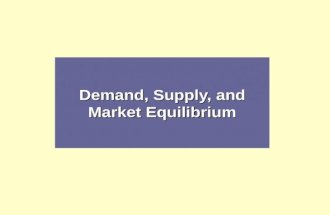 Macroeconomics Basic Elements Of Supply & Demand  Chap3