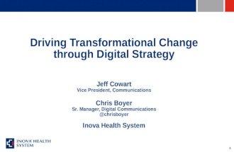 Driving Transformational Change Through Digital Strategy at Inova Health System