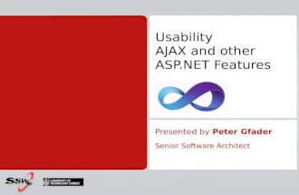 Usability AJAX and other ASP.NET Features