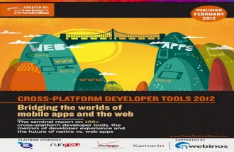 VisionMobile Cross-Platform Developer Tools 2012 v01-1