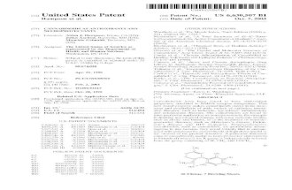 Cannabinoids Patent #6630507