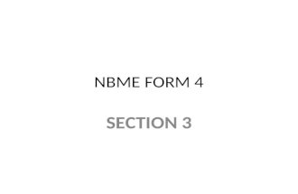 NBME 4 Section 3
