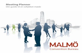 Malmö Convention Bureaus Meeting Planner - Danish