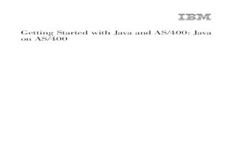 (Getting Started With Java and AS400- Java )Java400