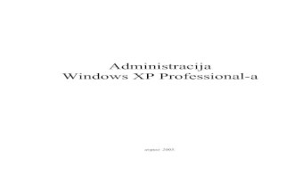 Administracij Windows XP Professional-A