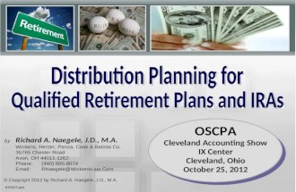 1 810615.ppt © Copyright 2012 by Richard A. Naegele, J.D., M.A. OSCPA Cleveland Accounting Show IX Center Cleveland, Ohio October 25, 2012 by Richard A.