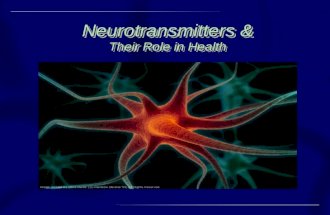 Neurotransmitters & Their Role in Health. Viewing Instructions If you would like to increase the size of the images on the screen, please do the following: