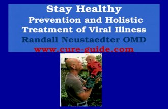 Stay Healthy Prevention and Holistic Treatment of Viral Illness Randall Neustaedter OMD .