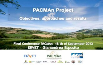 PACMAn, Why ? Objectives INNOVATION INTERNATION. NETWORKING Challenges for the Agro-food Complex supply chain/ integration Complex supply chain/ integration.