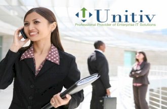 Unitiv, Inc. is a professional provider of enterprise IT solutions. Headquartered in Alpharetta, GA, we deliver IT services and solutions Nationwide.