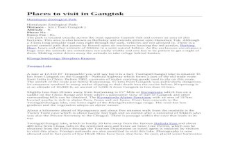 Places to Visit in Gangtok