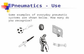 Pneumatics - Use Some examples of everyday pneumatic systems are shown below. How many do you recognise?