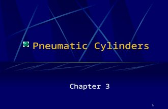 1 Pneumatic Cylinders Chapter 3. 2 Basic Operation A cylinder is a device used to produce linear motion. It is composed of 2 basic assemblies, the barrel.